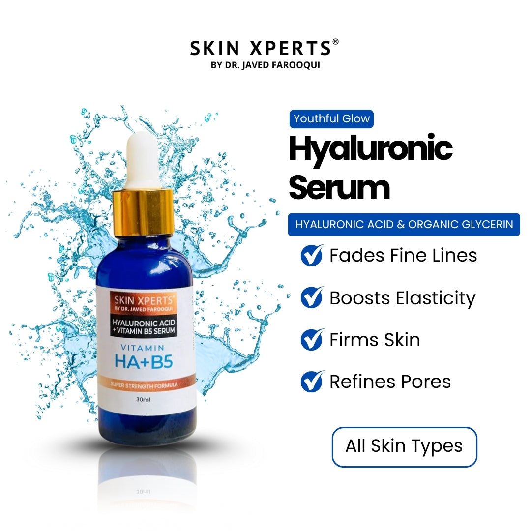Plumping Hyaluronic Serum - 30ml with Aloe & Vitamin E