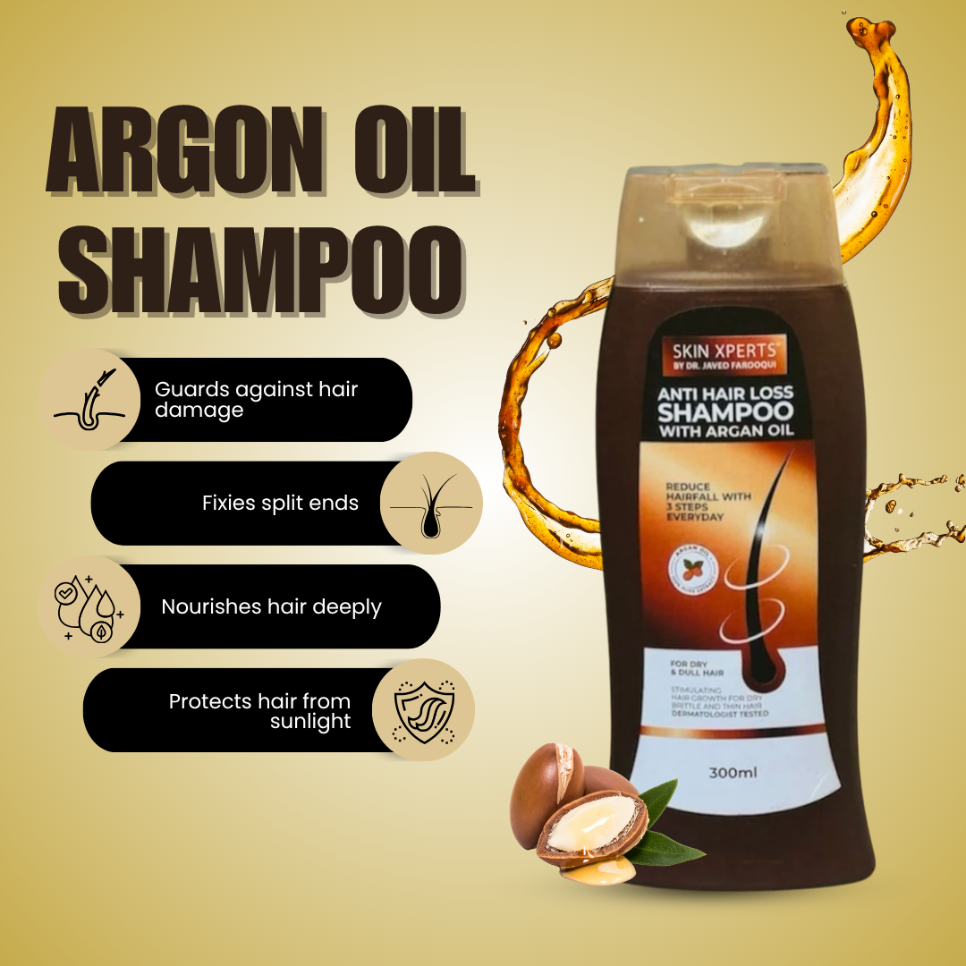 Detox - Argan Oil Shampoo with Keratin & Aloe Vera