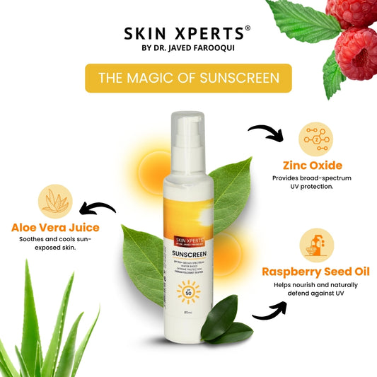 Broad-Spectrum Organic Sunscreen with Zinc Oxide & Raspberry Seed Oil