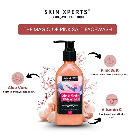 Himalayan Pink Salt Face Wash with Grapeseed & Chamomile