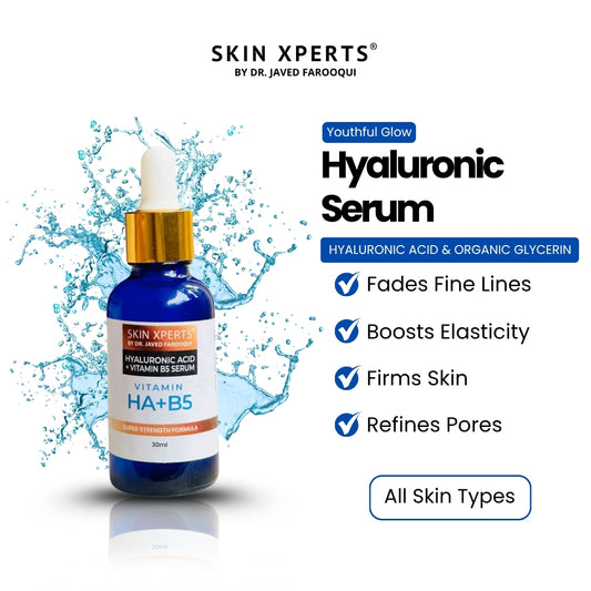 Plumping Hyaluronic Serum - 30ml with Aloe & Vitamin E