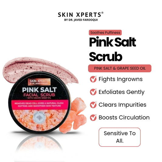 Pink Salt Face and Body Scrub with Citrus Oils & Almond Oil
