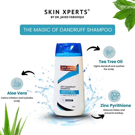 Tea Tree Dandruff Shampoo with Zinc & Green Tea