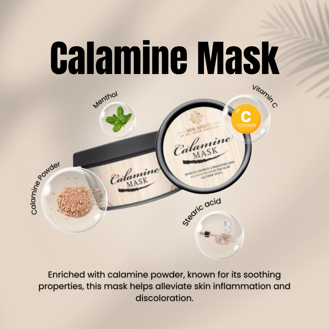 Calamine & Menthol Soothing Mask with Tea Tree