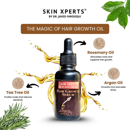 Rosemary Hair Growth Oil -30ml with Lavender & Tea Tree