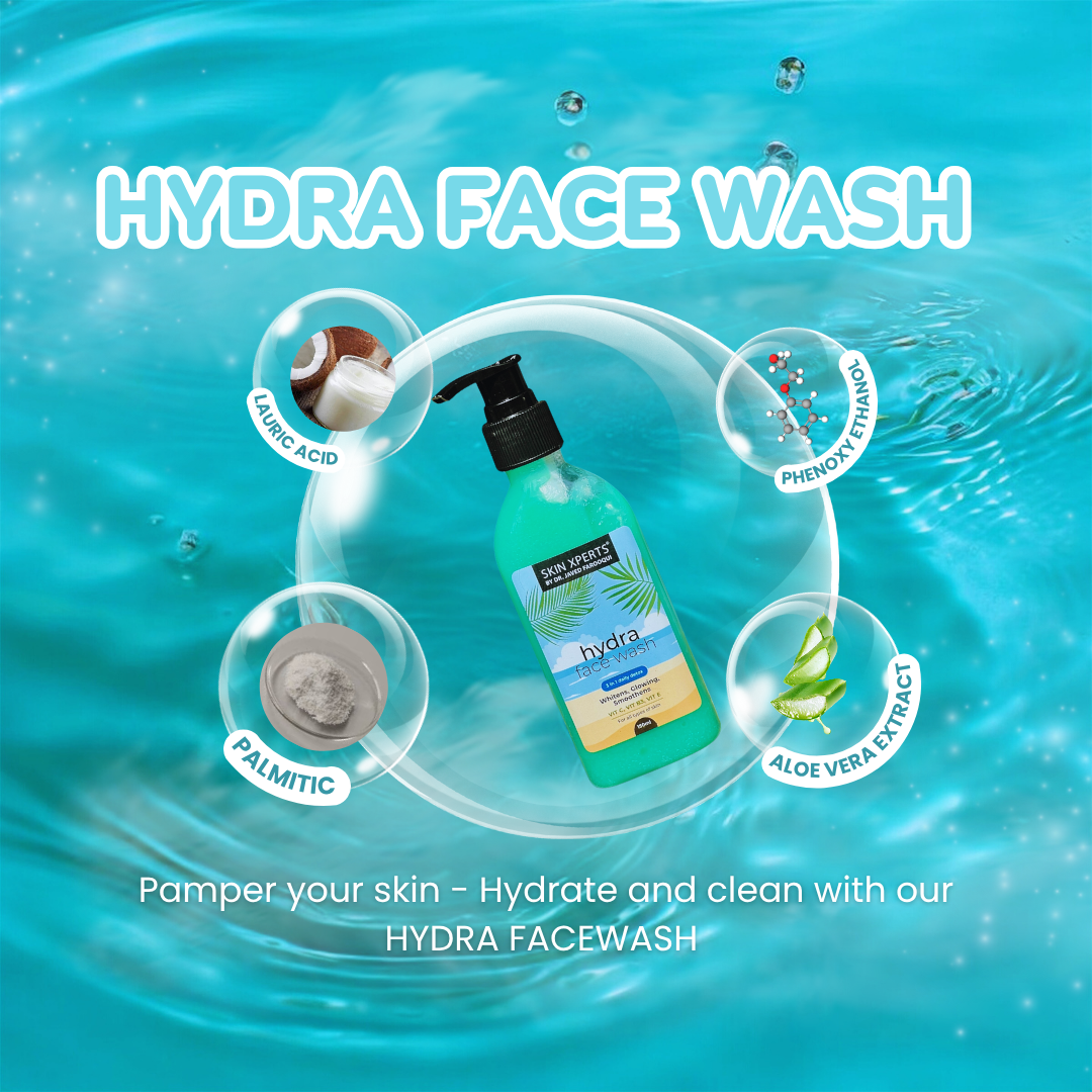 Hydrating Face Wash with Hyaluronic, Vitamin C & Niacinamide