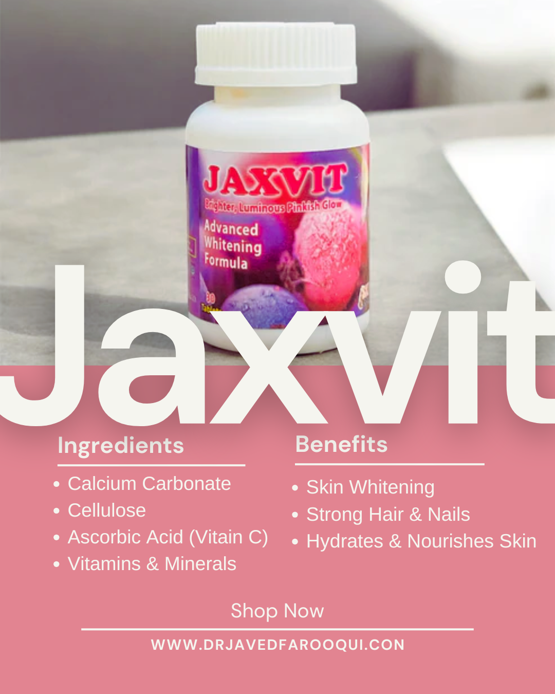 Superfood Jaxvit- Multivitamin with Glutathione, Vitamin C & 26 Fruits & Veggies
