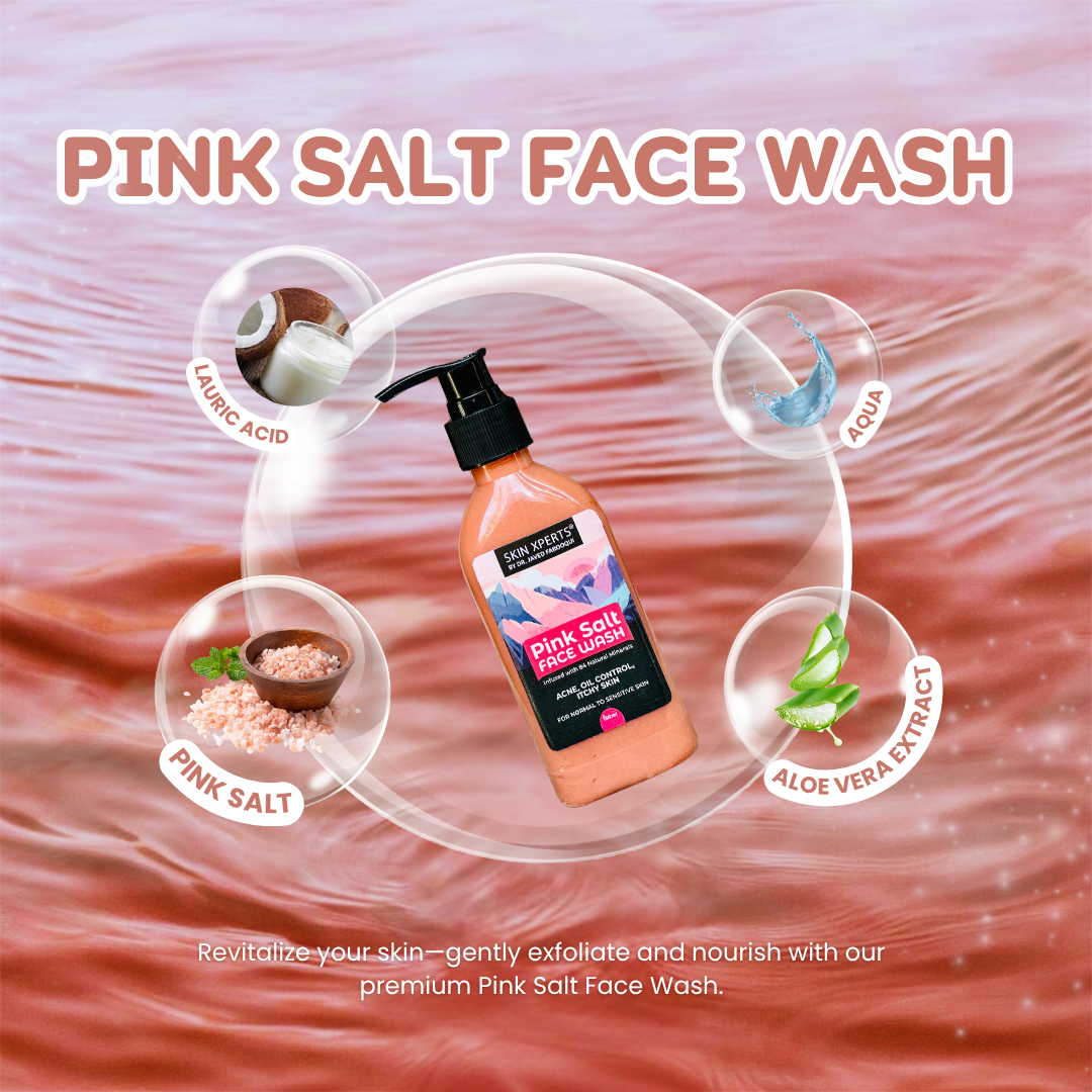 Himalayan Pink Salt Face Wash with Grapeseed & Chamomile